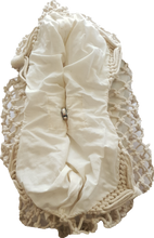 Load image into Gallery viewer, Macrame Knot Woven Tote Bag Cream
