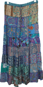 Stevie Maxi Skirt Cienna Designs Australia Blue Tones