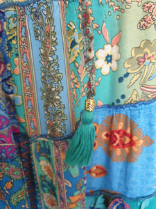 Stevie Maxi Skirt Cienna Designs Australia Blue Tones 