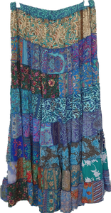 Stevie Maxi Skirt Cienna Designs Australia Blue Tones