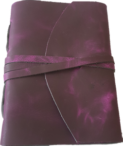 Vintage Leather Journal With Tree Free Paper