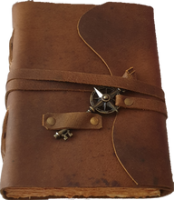 Load image into Gallery viewer, Vintage Leather Journal With Tree Free Paper