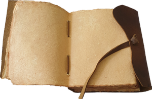 Vintage Leather Journal With Tree Free Paper
