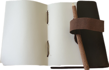 Load image into Gallery viewer, Vintage Leather Journal With Tree Free Paper
