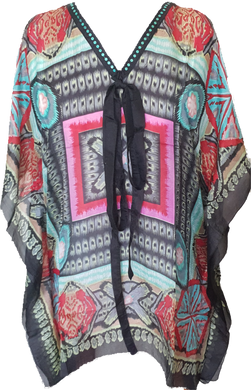Palme Silk Kaftan Cinnamon Creations 