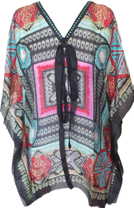 Palme Silk Kaftan Cinnamon Creations 