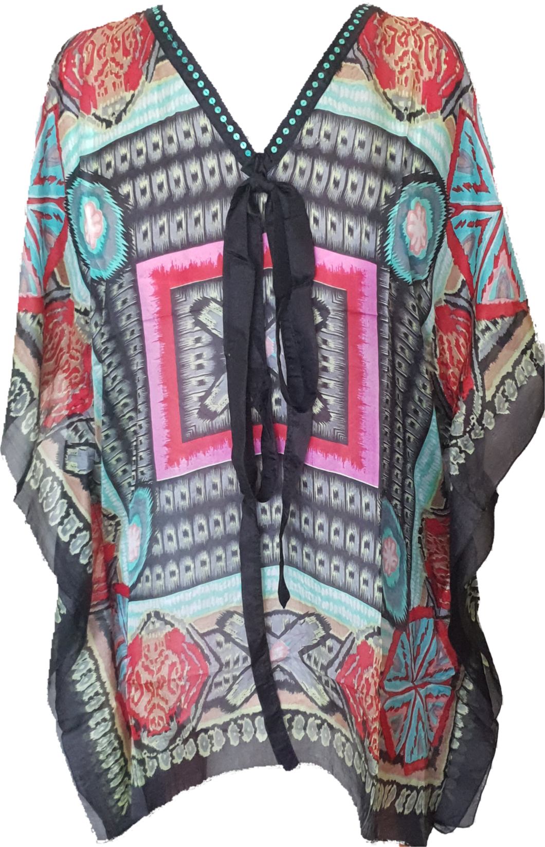 Palme Silk Kaftan Cinnamon Creations 