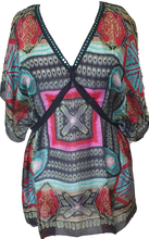 Load image into Gallery viewer, Palme Silk Kaftan Cinnamon Creations 