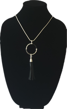 Load image into Gallery viewer, Circle Tassel Necklace Cienna Designs 