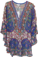 Load image into Gallery viewer, V-Neck Kaftan With Tie Front Detail