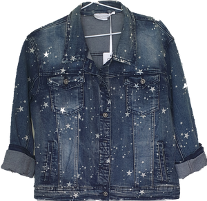 Taranto Denim Jacket With Star Print