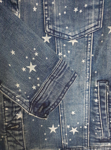 Taranto Denim Jacket With Star Print 
