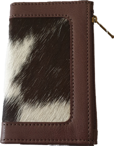 Leather And Cowhide Card Wallet Sophie The Design Edge 