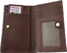Load image into Gallery viewer, Leather And Cowhide Card Wallet Sophie The Design Edge 