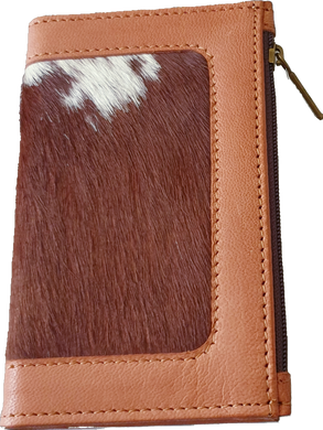 Leather And Cowhide Card Wallet Sophie The Design Edge