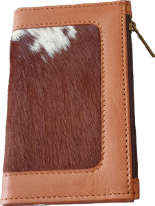Leather And Cowhide Card Wallet Sophie The Design Edge