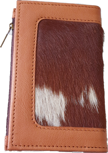 Leather And Cowhide Card Wallet Sophie The Design Edge 