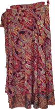 Load image into Gallery viewer, Wine Gold Wrap Skirt Cienna Designs Australia 