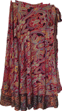 Load image into Gallery viewer, Wine Gold Wrap Skirt Cienna Designs Australia 