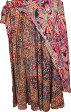 Load image into Gallery viewer, Wine Gold Wrap Skirt Cienna Designs Australia 
