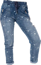 Load image into Gallery viewer, Bitonto Denim Jeans With Star Print The Italian Closet Australia