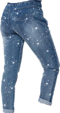 Load image into Gallery viewer, Bitonto Denim Jeans With Star Print The Italian Closet Australia