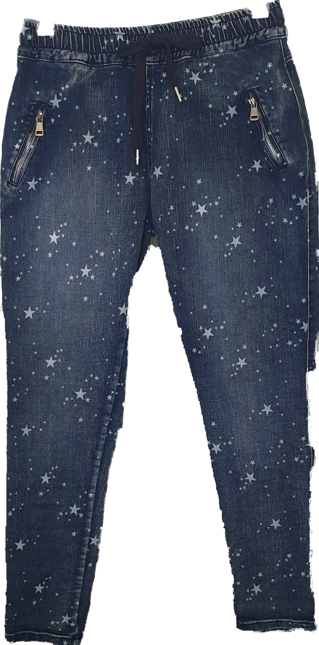 Bitonto Denim Jeans With Star Print The Italian Closet Australia