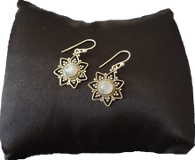 Load image into Gallery viewer, Star Dust Moonstone Earrings Meelah Collections 