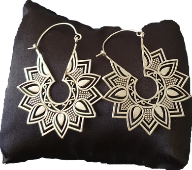 Mandala Hoop Earrings Meelah Collections 