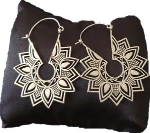 Mandala Hoop Earrings Meelah Collections 