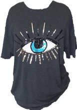Load image into Gallery viewer, Third Eye Cotton Sequin Boyfriend Tee Minimalist Collective 