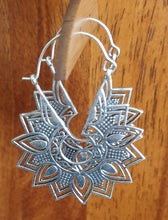 Load image into Gallery viewer, Mandala Hoop Earrings Meelah Collections 