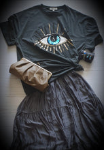 Load image into Gallery viewer, Third Eye Cotton Sequin Boyfriend Tee Minimalist Collective 