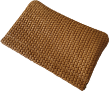 Load image into Gallery viewer, Square Leather Cableknit Clutch Moy Tasmania 