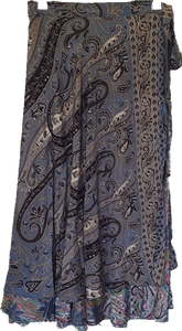 Silver Grey Wrap Skirt Cienna Designs Australia 