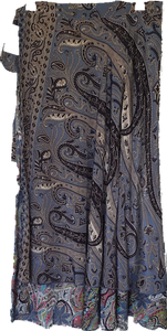 Silver Grey Wrap Skirt Cienna Designs Australia 