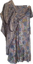 Load image into Gallery viewer, Silver Grey Wrap Skirt Cienna Designs Australia 