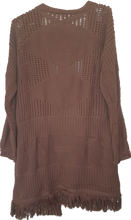 Load image into Gallery viewer, Organic Cotton Cardi Chocolate Aria Brand 