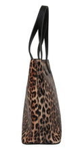Load image into Gallery viewer, Manuela Cool Clutch Brown Leopard Print Large Cooler Bag Tote 