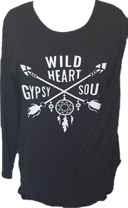 Joop And Gypsy Wild Heart Gypsy Soul Long Sleeve Tee