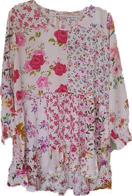 Cosmo Floral Patchwork Top Joop And Gypsy 