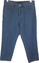 Load image into Gallery viewer, Revenge Straight Stonewashed Crop Jeans Res Denim 