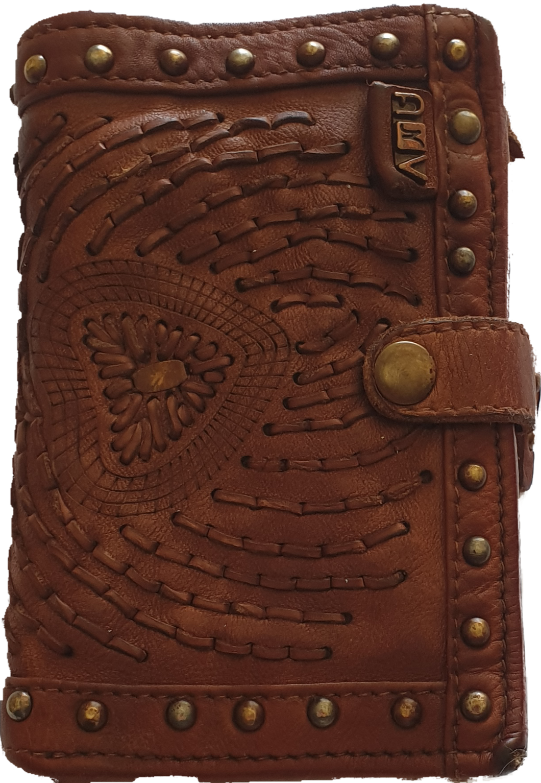 Peacock Foldover Wallet Oak Art n Vintage 