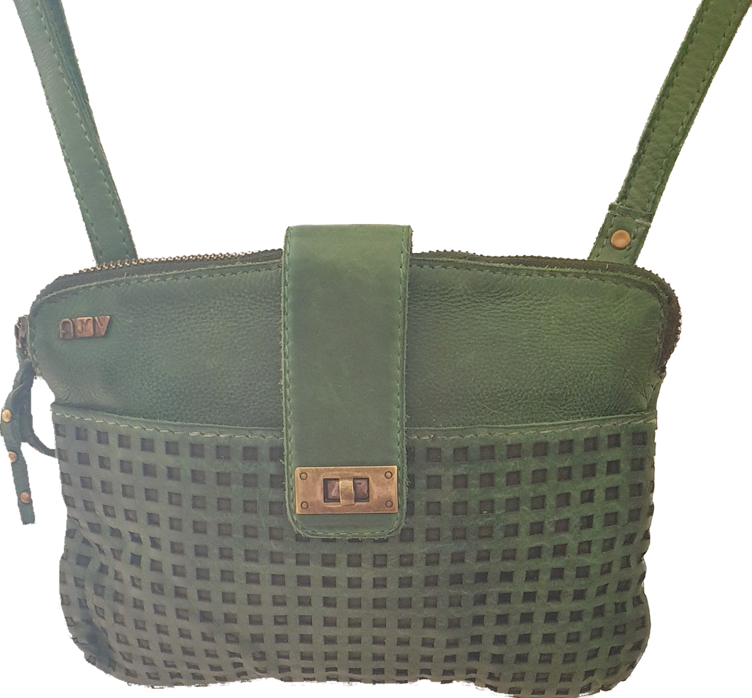 Checker Crossbody Bag Art n Vintage 