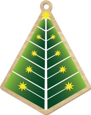 Scandinavian Christmas Decoration Tree Go Do Dood 