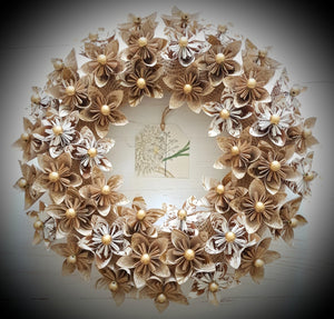 Paper To You Paper Wreath Sunset