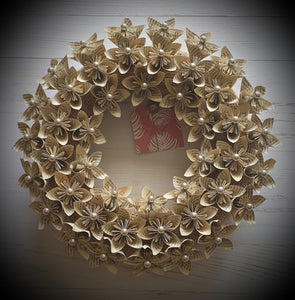 Paper To You Paper Wreath Vintage