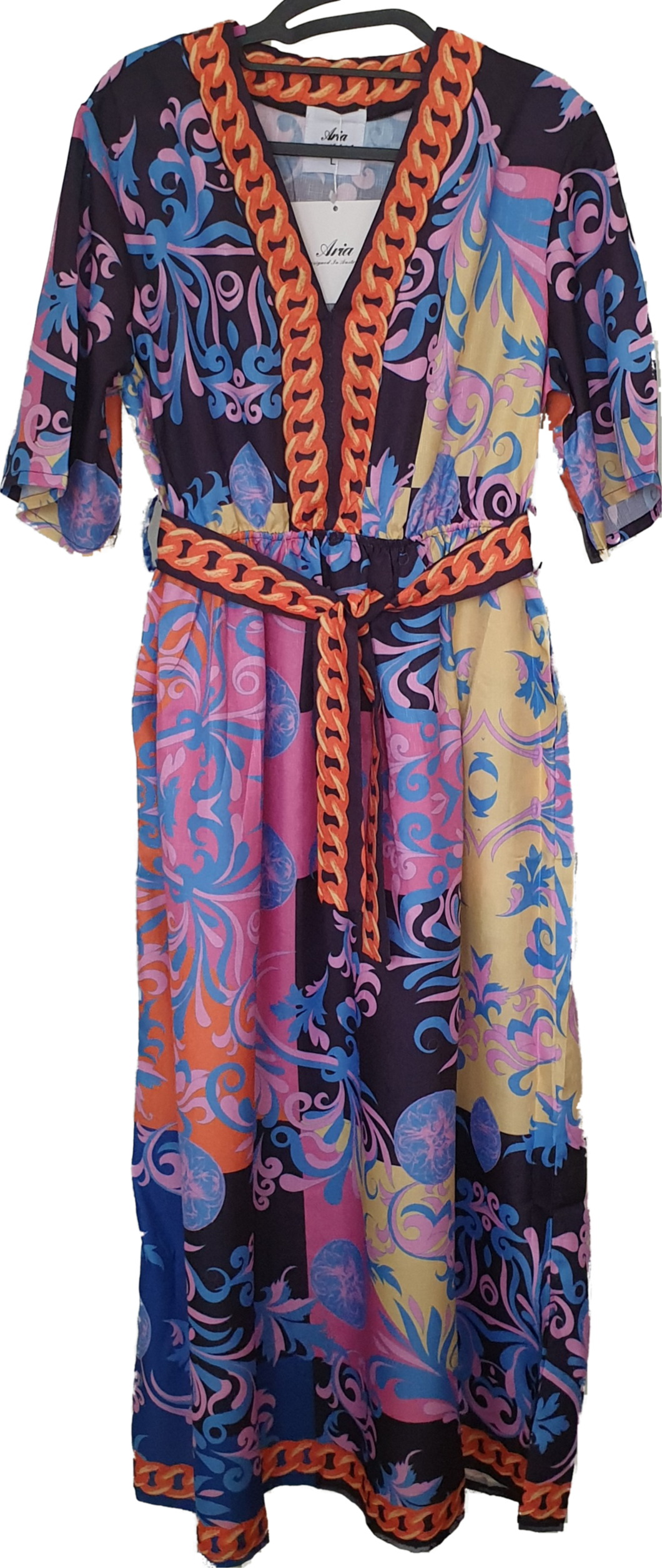 Pattern Dress Aria Brand