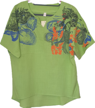 Load image into Gallery viewer, Linen Blend Print Top