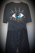Load image into Gallery viewer, Third Eye Cotton Sequin Boyfriend Tee  Minimalist Collective